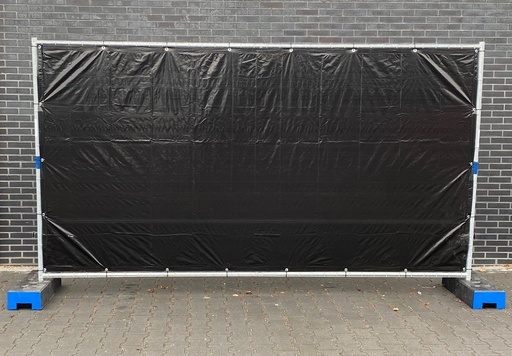 Bouwhek met zeil